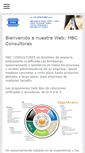 Mobile Screenshot of mbc-consultores.com